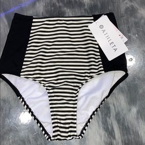 ATHLETA HIGH WASTED BIKINI SWIM BOTTOMS BRAND NEW